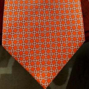 Hermes-Paris 100% silk tie